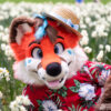 Toony fox fursuit costume expanding foam head base