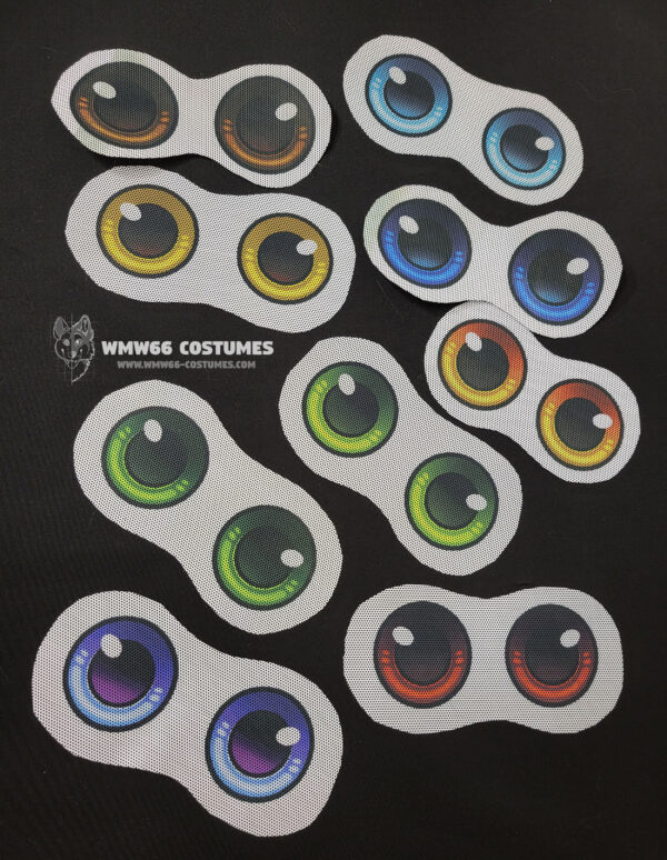 Printed eye mesh examples