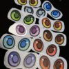Eye mesh for 2D eyes - shape B