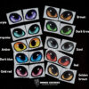 Eye mesh for 2D eyes - shape C