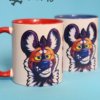 African wild dog mug