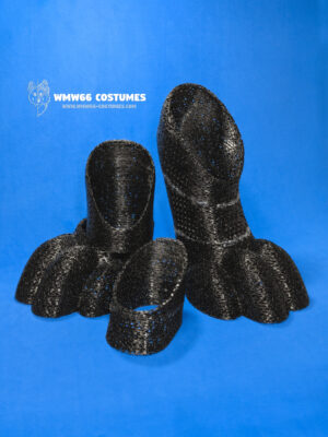 Realistic Fursuit Feetpaws Flexible TPU DIY Part Fursuit